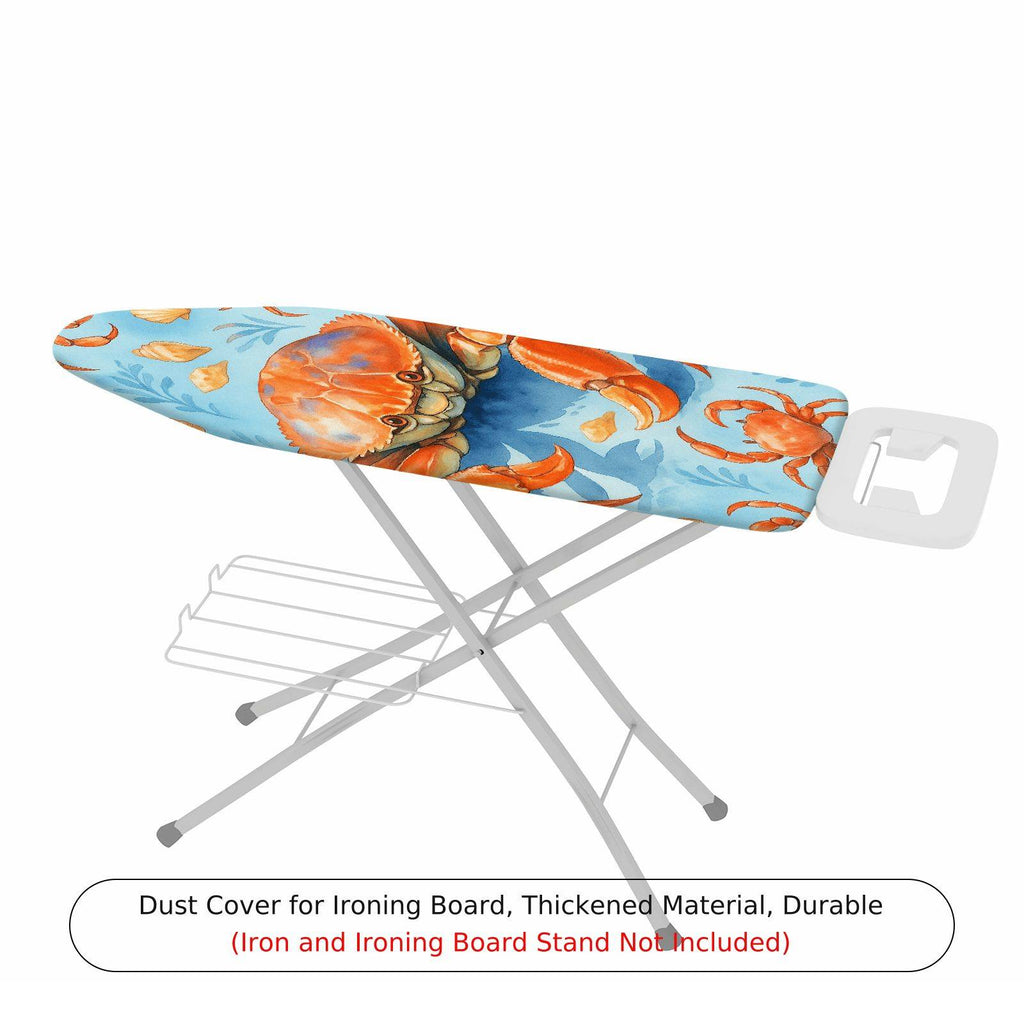 1-Piece Crab Ocean Blue  Ironing Board Cover, Universal Size, Without Board