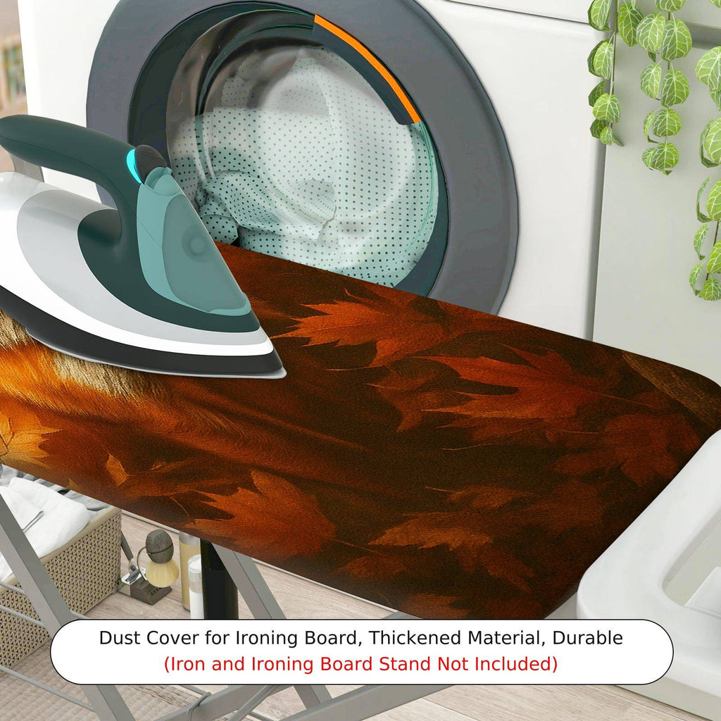 1-Piece Fox Animal Autumn  Ironing Board Cover, Universal Size, Without Board