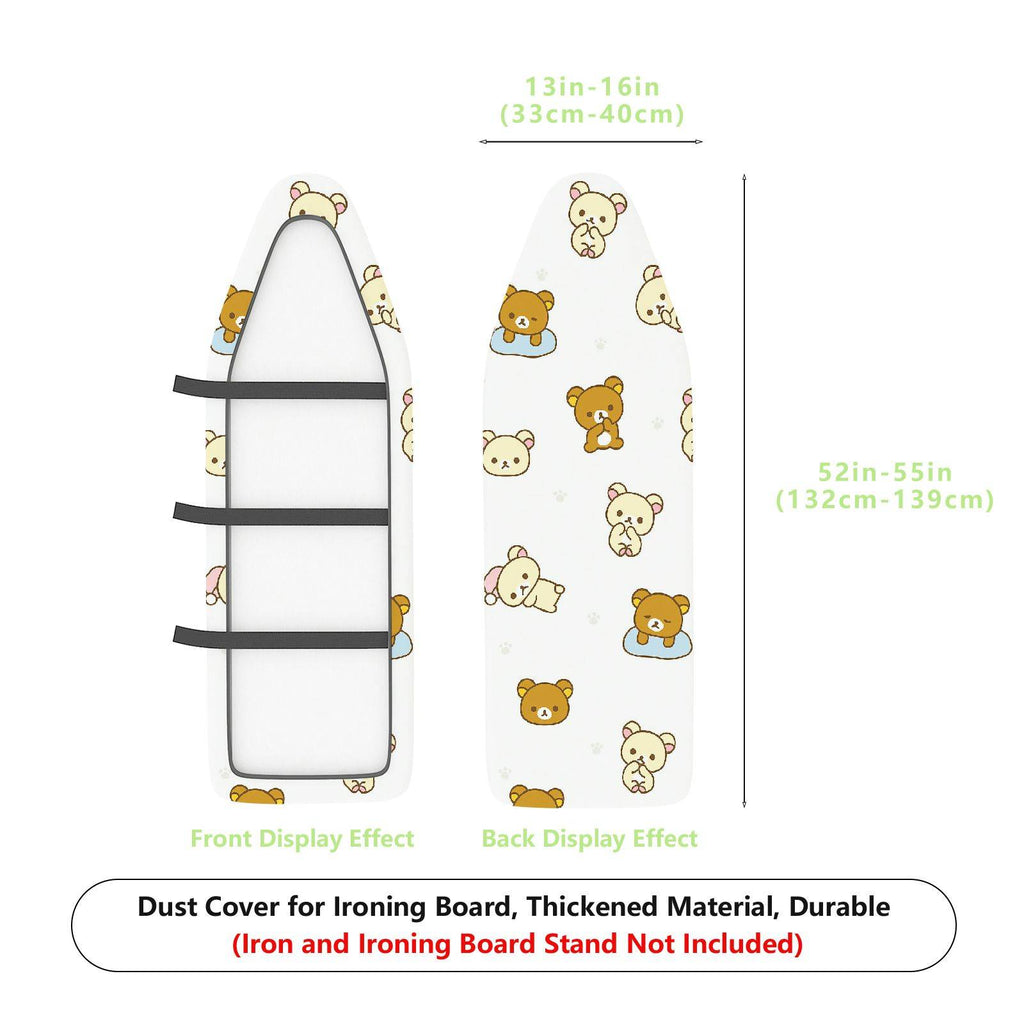 1-Piece Cute  Bear Pattern Animal Style Kawaii  Ironing Board Cover, Universal Size, Without Board
