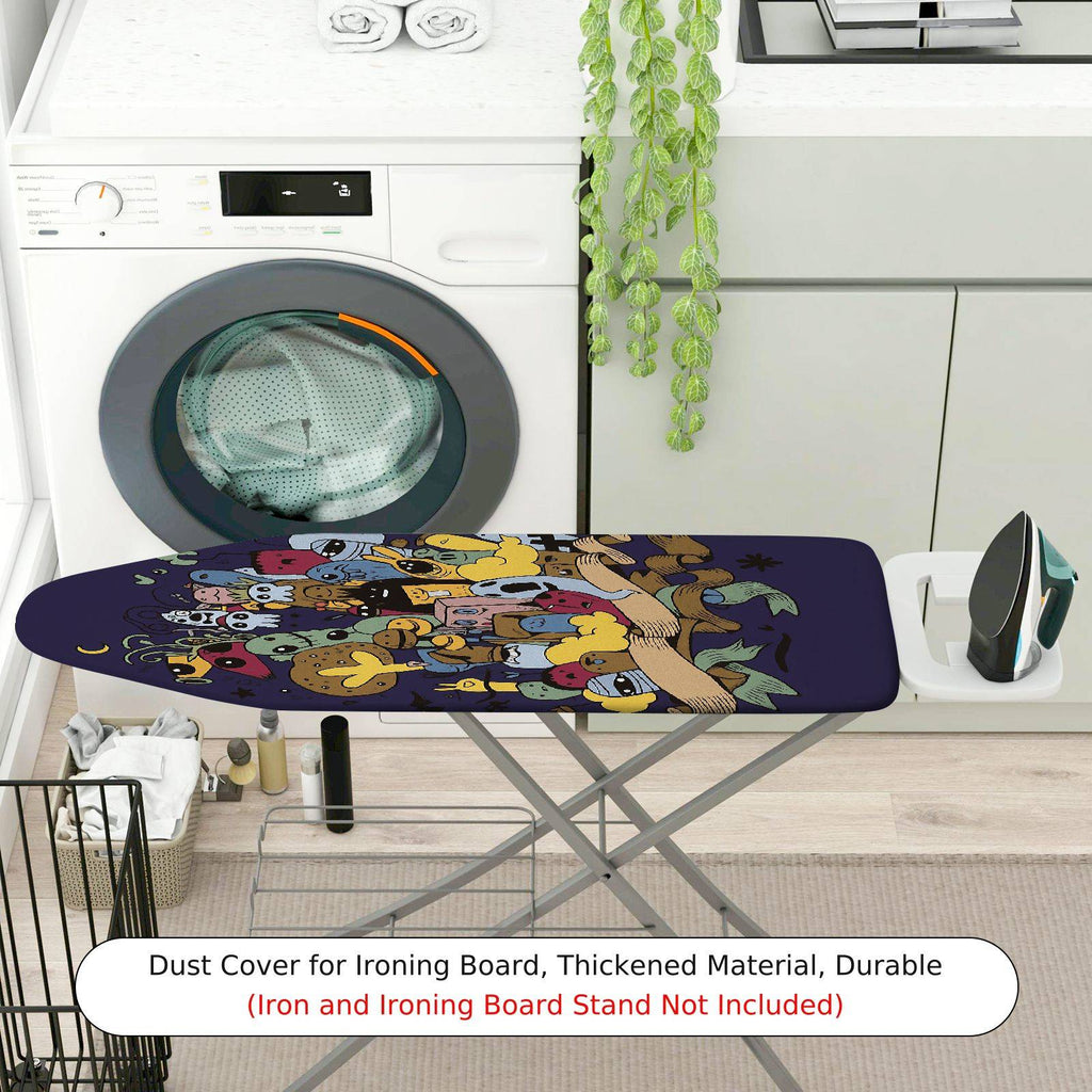 1-Piece Animal Forest  Ironing Board Cover, Universal Size, Without Board