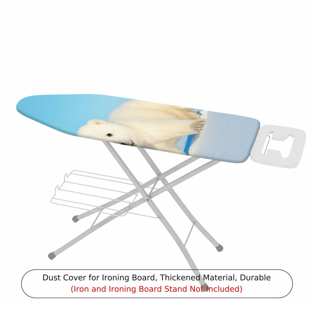 1-Piece Polar Bear Animal Snow  Ironing Board Cover, Universal Size, Without Board