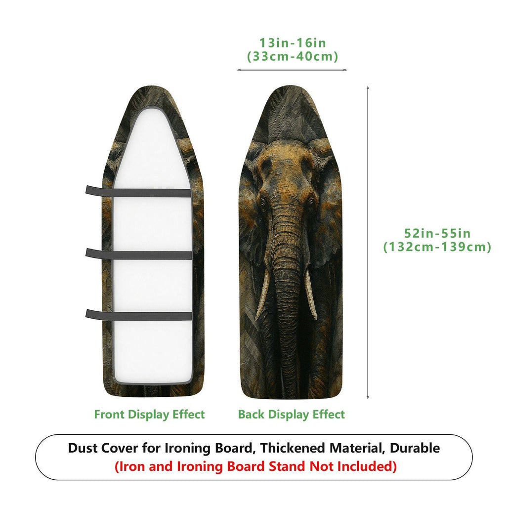 1-Piece Elephant Nature Animal  Ironing Board Cover, Universal Size, Without Board