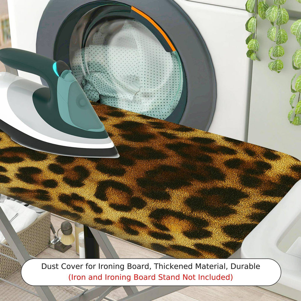 1-Piece Leopard Print Animal Exotic  Ironing Board Cover, Universal Size, Without Board
