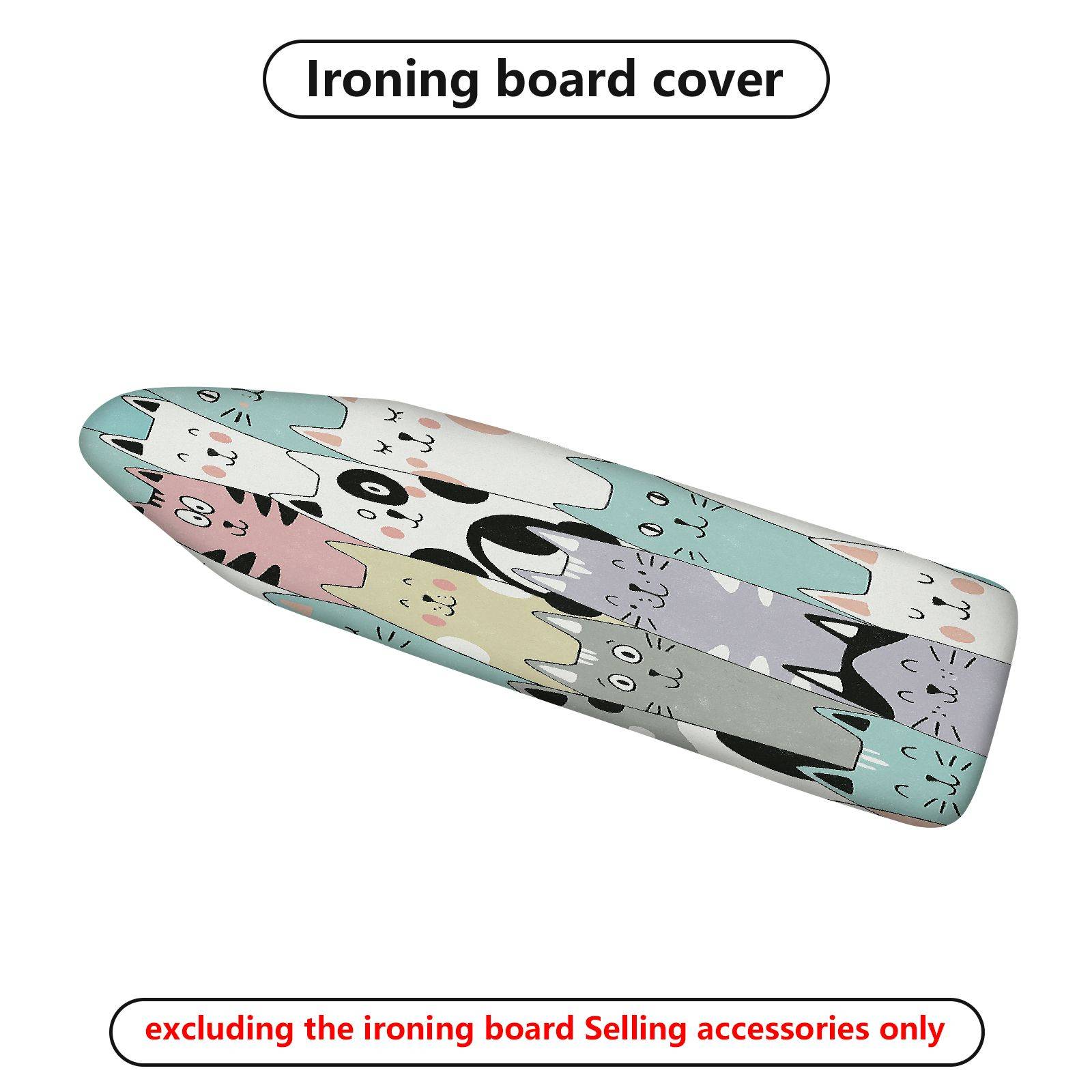 1-Piece Cat Animal  Ironing Board Cover, Universal Size, Without Board