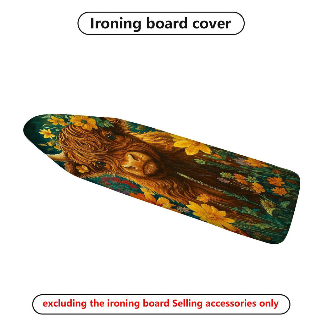 1-Piece Floral Animal Art  Ironing Board Cover, Universal Size, Without Board