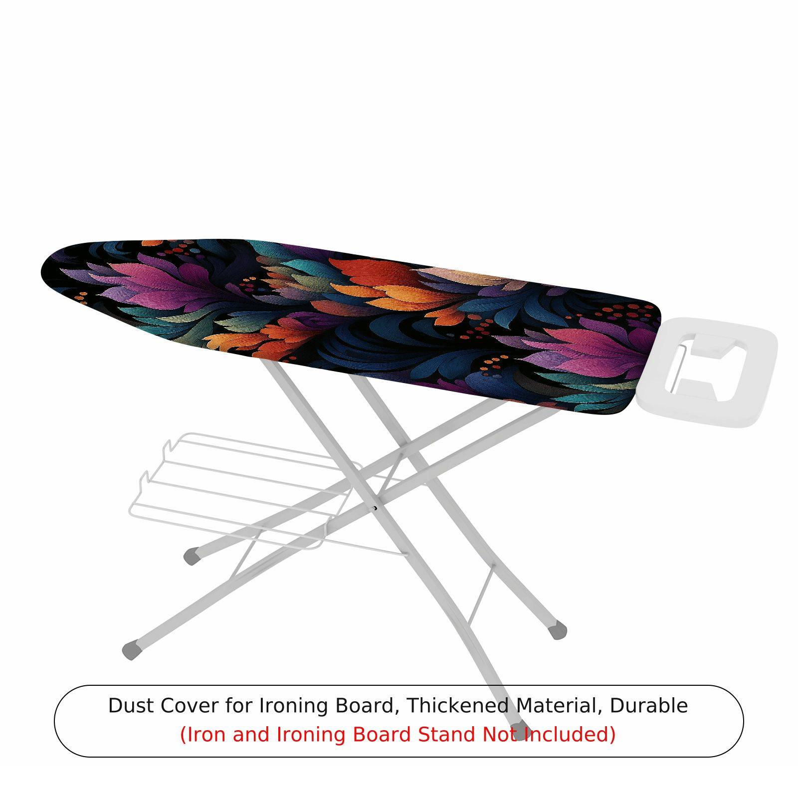 1-Piece Floral Abstract Colorful  Ironing Board Cover, Universal Size, Without Board