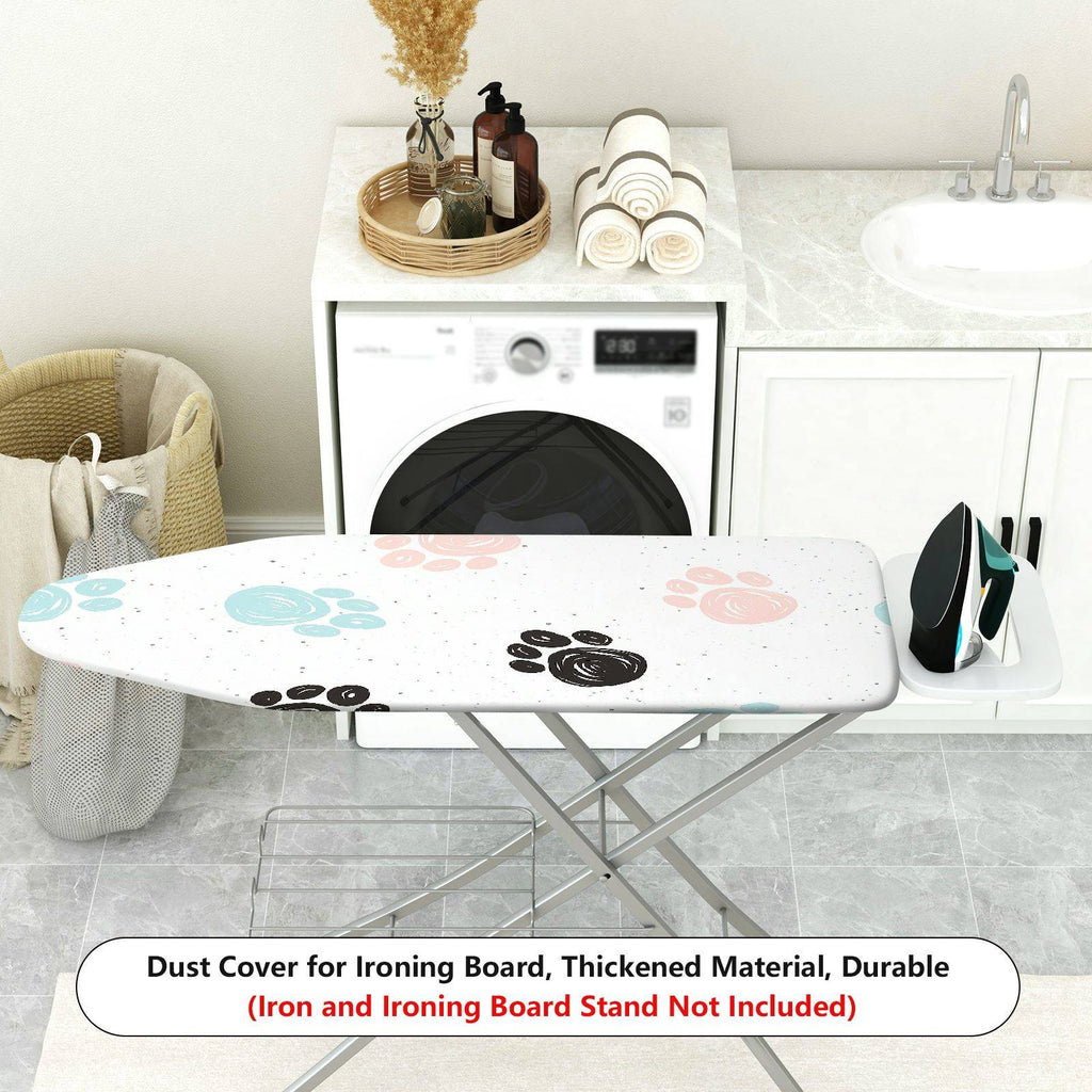 1-Piece Paw print Pattern Animal Design Cute Theme  Ironing Board Cover, Universal Size, Without Board