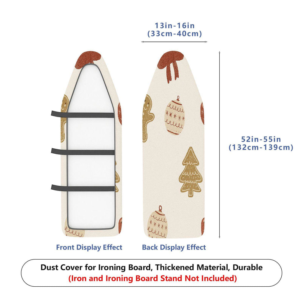1-Piece Christmas Holiday Festive  Ironing Board Cover, Universal Size, Without Board