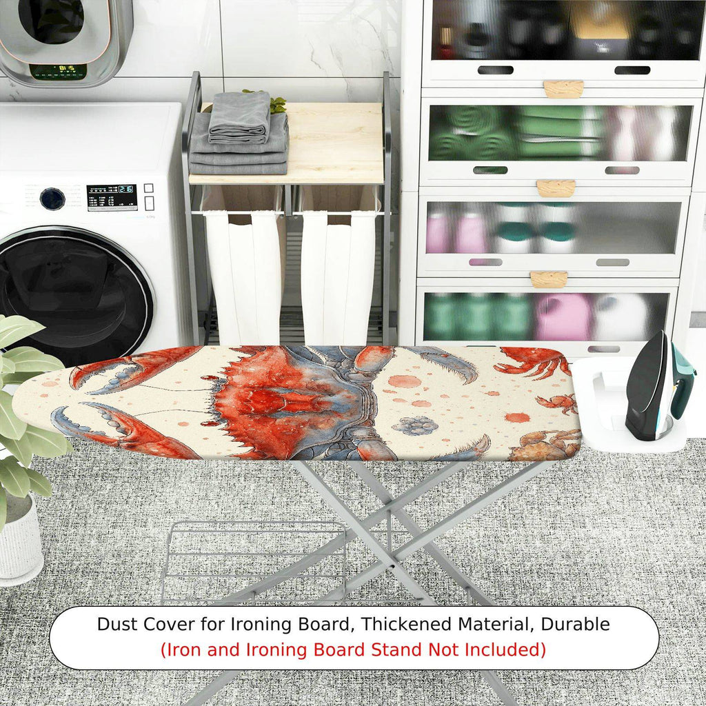 1-Piece Crab Sea Ocean  Ironing Board Cover, Universal Size, Without Board