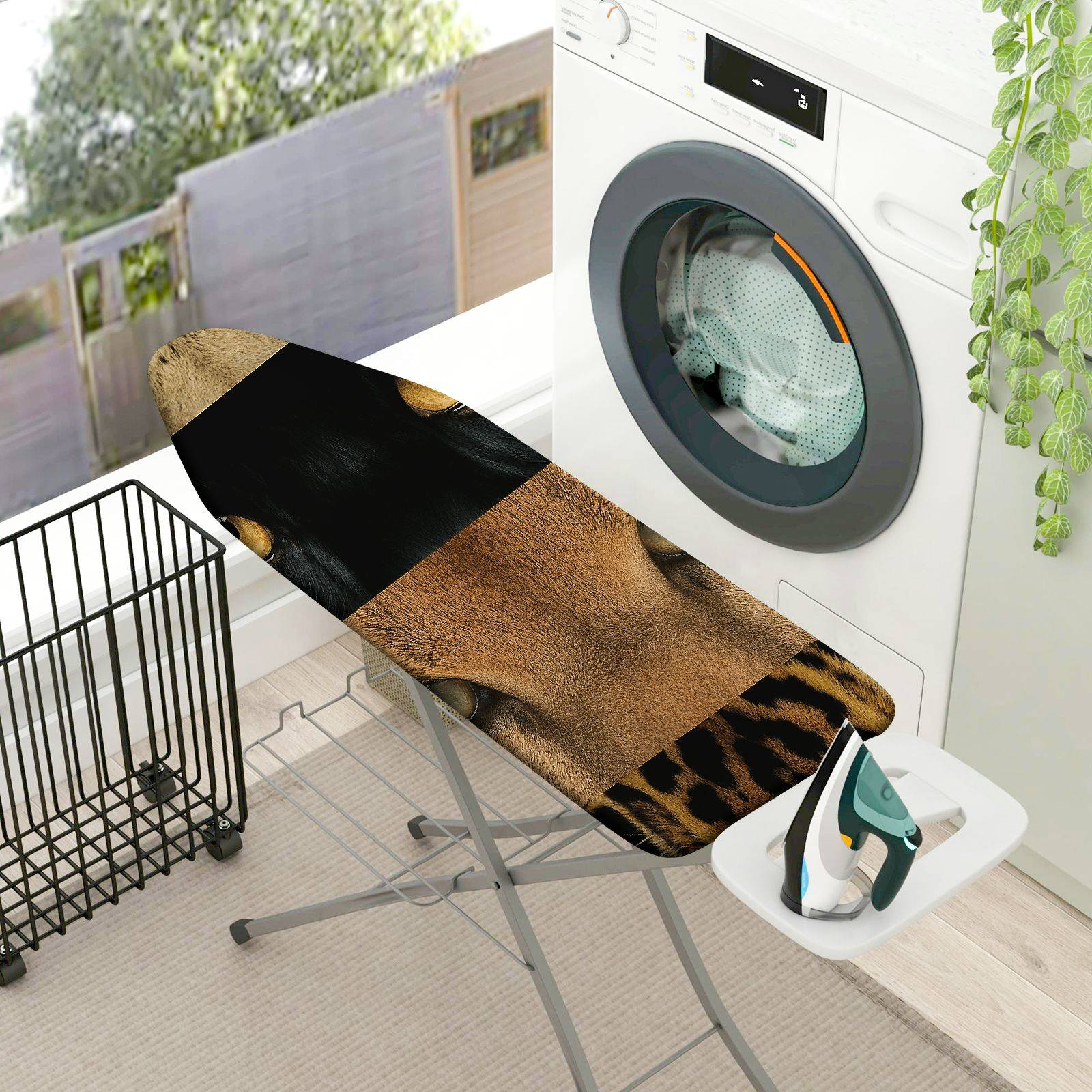 1-Piece Animal Print Eye  Ironing Board Cover, Universal Size, Without Board