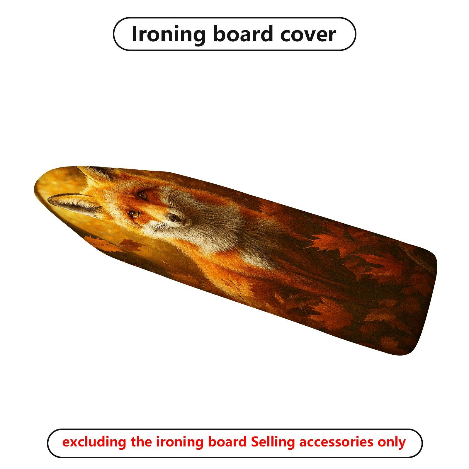 1-Piece Fox Animal Autumn  Ironing Board Cover, Universal Size, Without Board