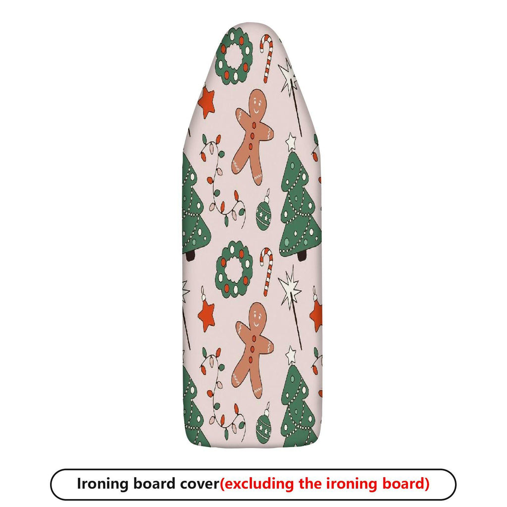 1-Piece Christmas Candy Tree Gingerbread  Ironing Board Cover, Universal Size, Without Board