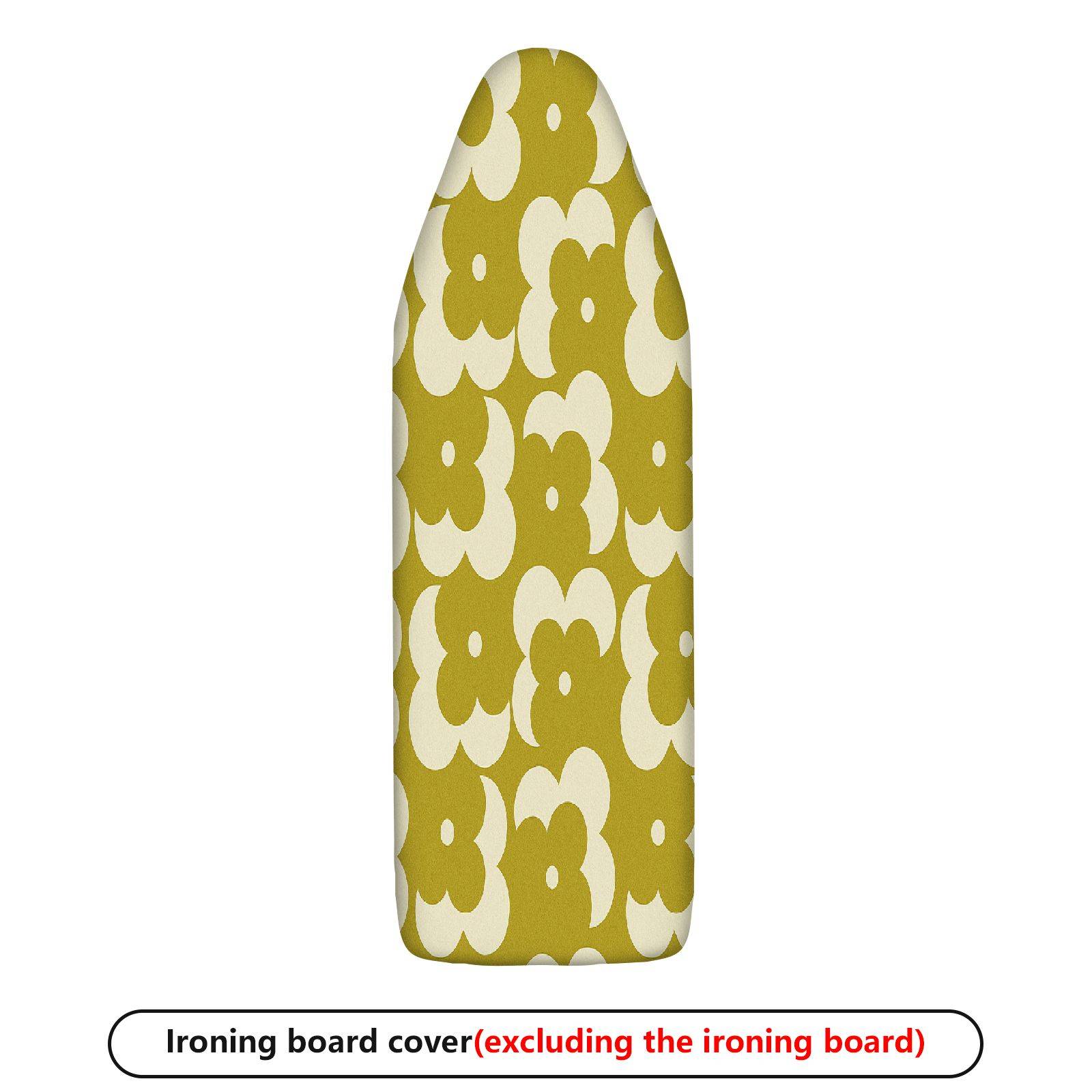 1-Piece Floral Green White Retro  Ironing Board Cover, Universal Size, Without Board