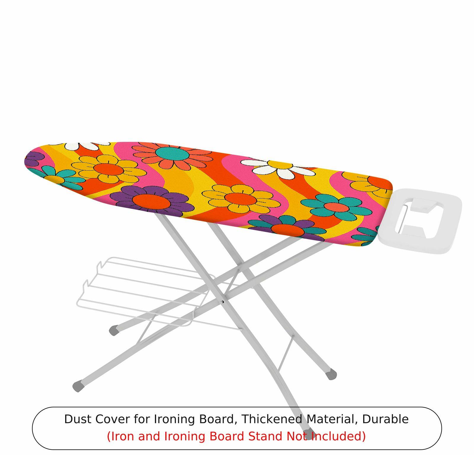 1-Piece Floral Colorful Retro  Ironing Board Cover, Universal Size, Without Board