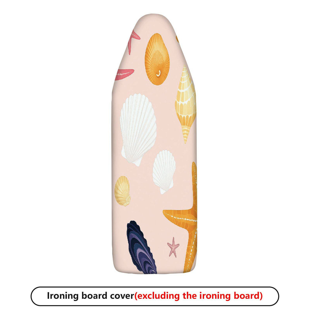 1-Piece Seashell Starfish Ocean  Ironing Board Cover, Universal Size, Without Board